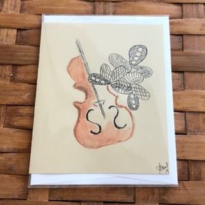 Original art  Greeting card